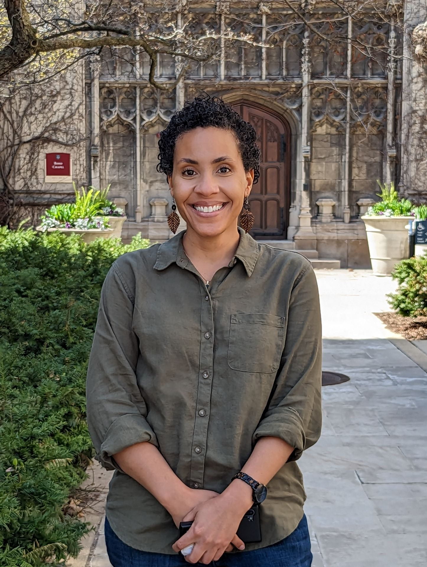 Photo of Crystal Holmes, Assistant Director of the Writing Program.